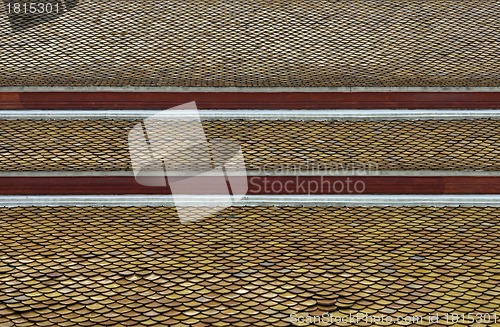 Image of textured a background from tile roof