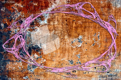 Image of Colorful grunge background of rusty iron