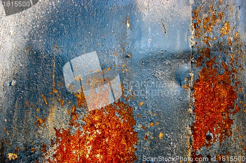 Image of Colorful grunge background of rusty iron