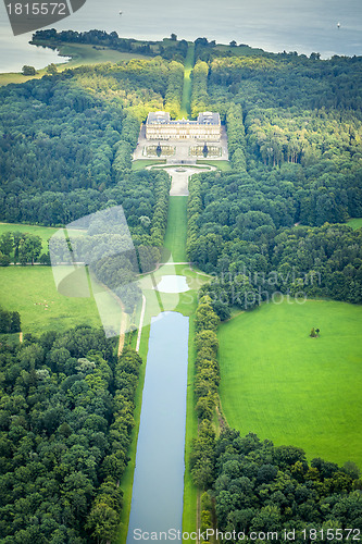 Image of flight over Herrenchiemsee