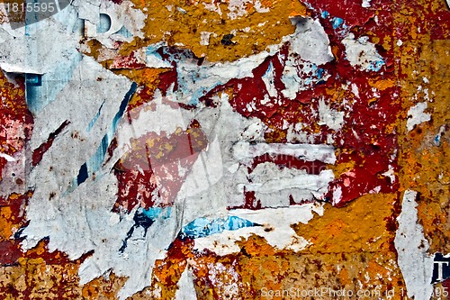 Image of Colorful grunge background of rusty iron