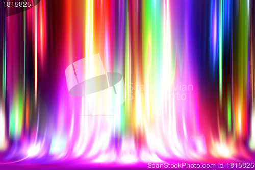 Image of multicolored effect