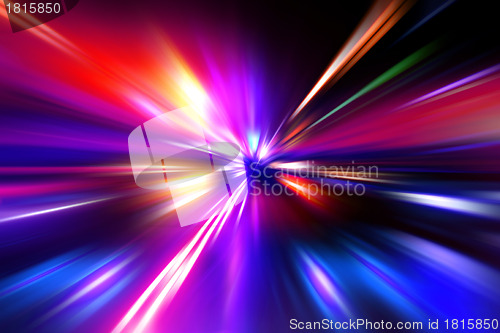 Image of colorful  radial radiant effect