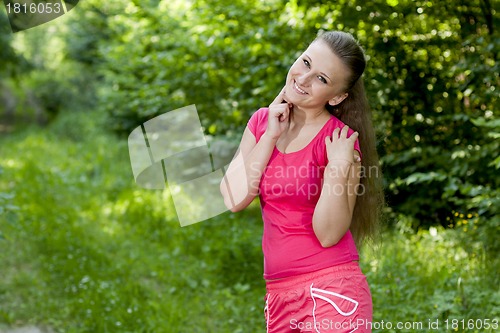 Image of Girl with phone