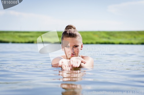 Image of girl in a swimsuit