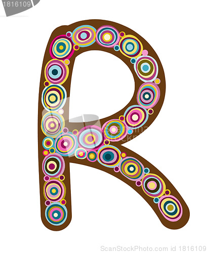 Image of Beautiful letter "R"