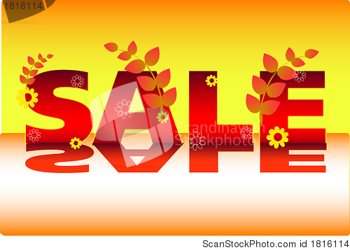 Image of winter sale vector