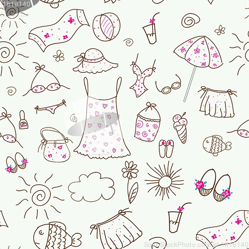 Image of summer seamless pattern