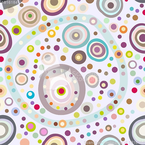 Image of Seamless circle background, seamless pattern with round shapes