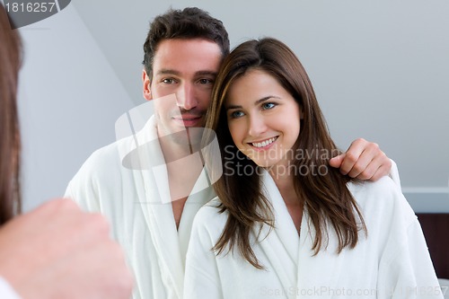 Image of Couple in Bathroom