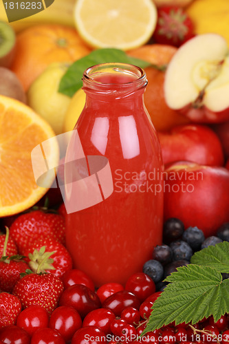 Image of Fresh juice from red fruits