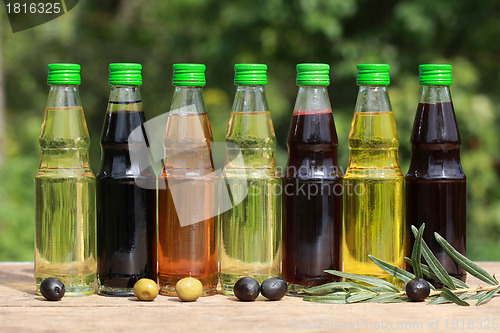 Image of Different types of cooking oil