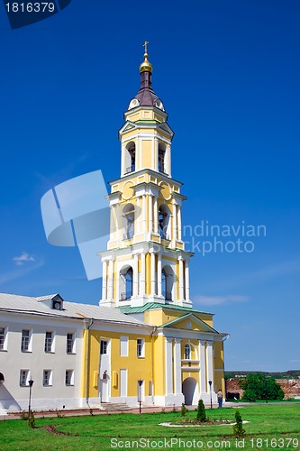 Image of bell tower in Kolomna