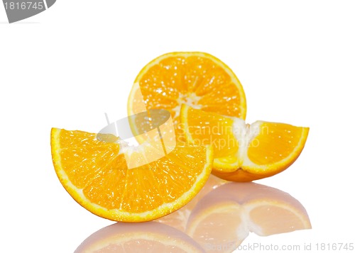 Image of Ripe orange slices