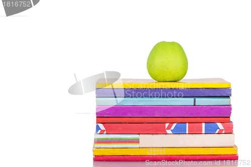 Image of Apple and books