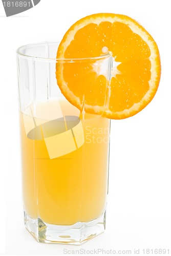 Image of Glass of orange juice