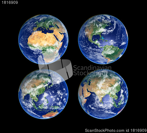 Image of Four Globes