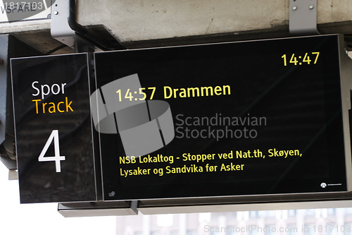 Image of Train to Drammen