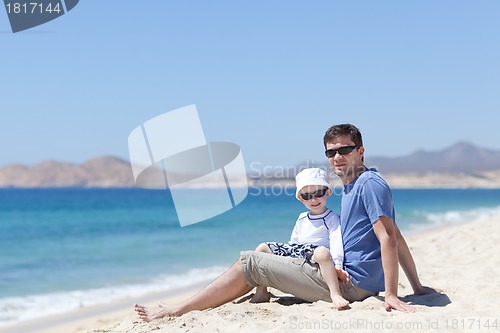 Image of father and son together