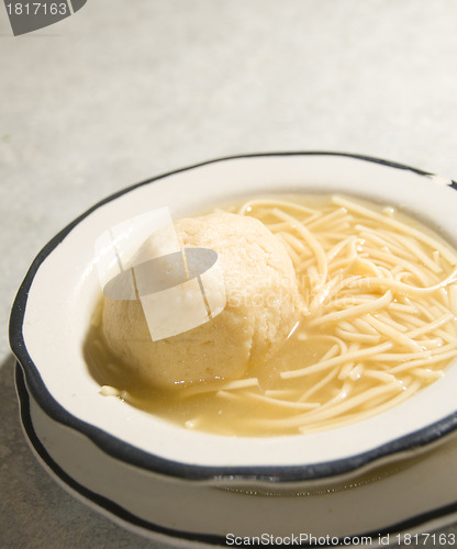 Image of matzoh ball soup