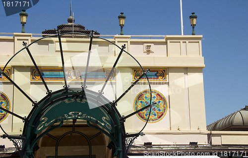 Image of entry famous cafe  architecture casino Monte Carlo Monaco