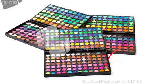 Image of Set of Multicolored Eyeshadows