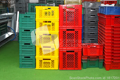 Image of Plastic crates