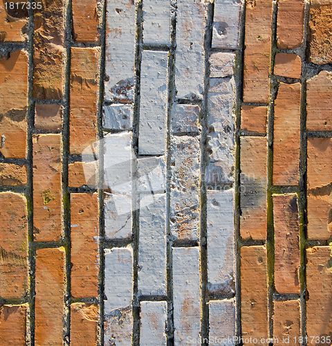 Image of Red brick wall background. 