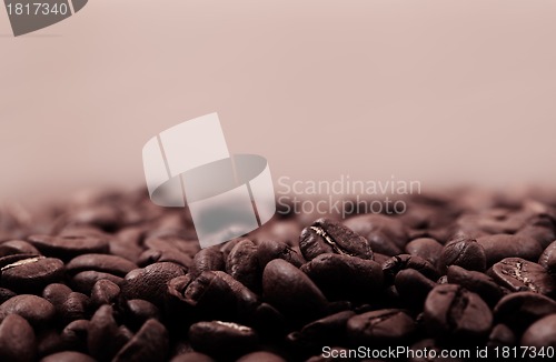 Image of Coffee beans sepia