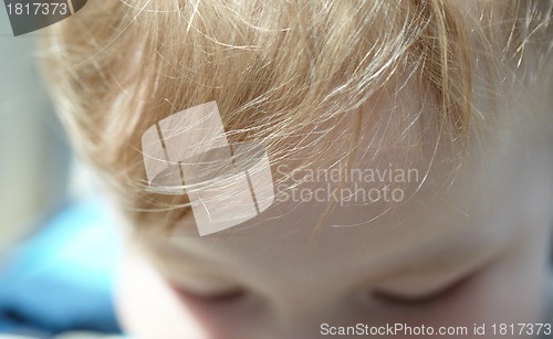 Image of Blonde hair boy