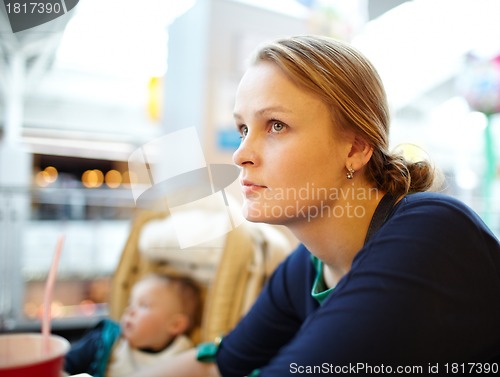 Image of Girl in the supermarket