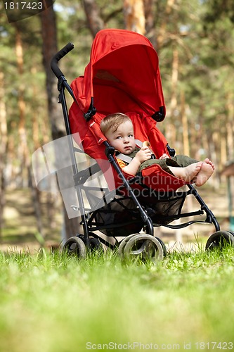 Image of Kid in the buggy