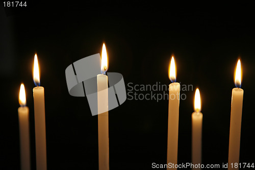 Image of Burning candles