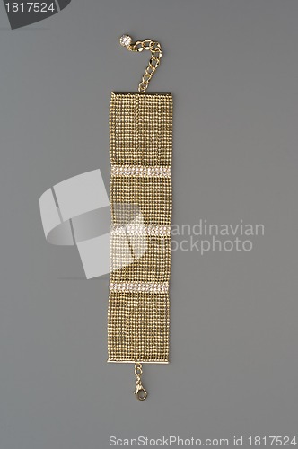 Image of Woman golden bracelet