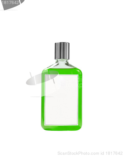 Image of Balsam bottle isolated on white