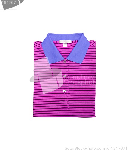 Image of pink polo shirt