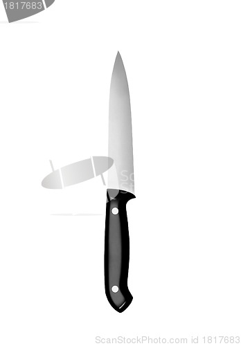 Image of Kitchen knife isolated on white background