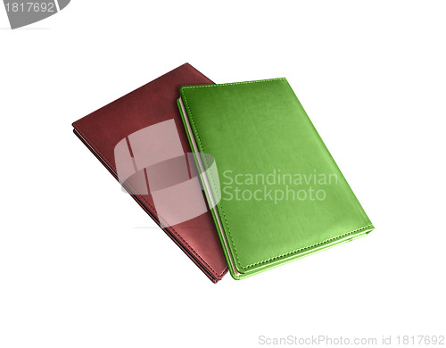 Image of Notebooks isolated on white background