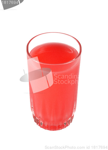 Image of Grapefruit juice isolated on white
