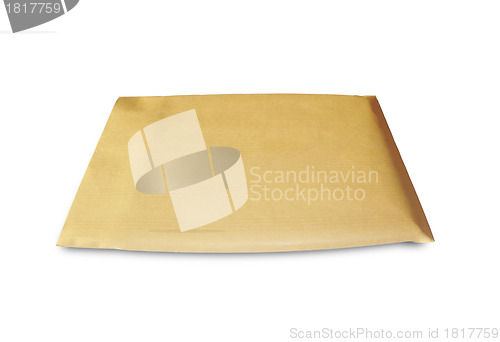 Image of Parcel envelope  isolated on white