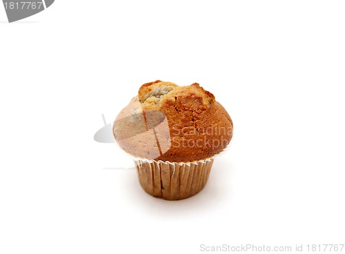 Image of muffin isolated on a white background