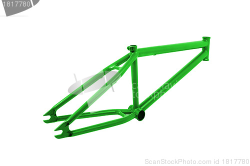 Image of Bicycle frame isolated on white