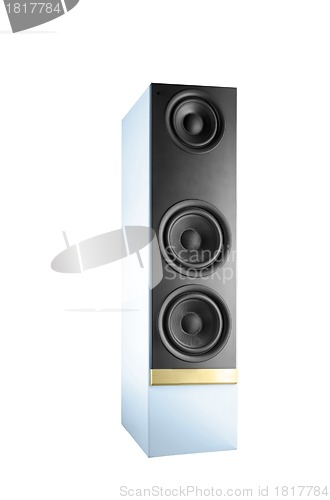 Image of Big speaker isolated on white