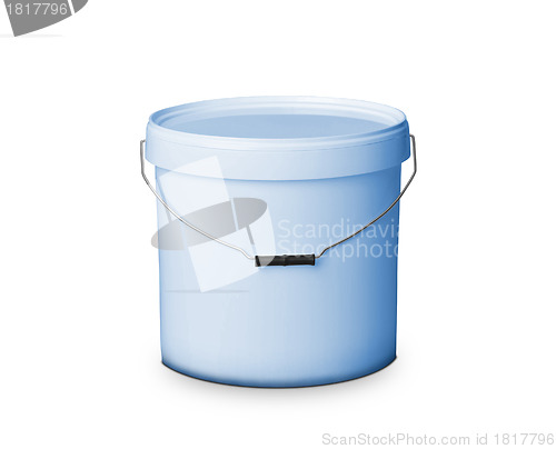Image of Plastic container isolated