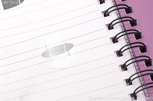 Image of Notepad closeup