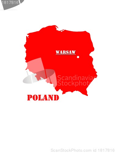 Image of Map of Poland