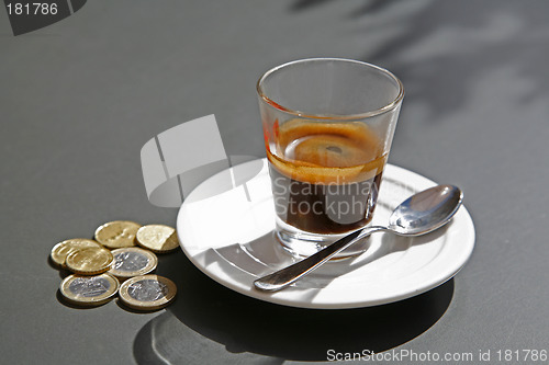 Image of Glass of espresso