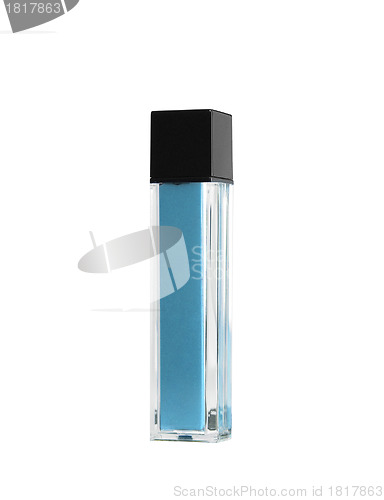 Image of Blue parfume bottle