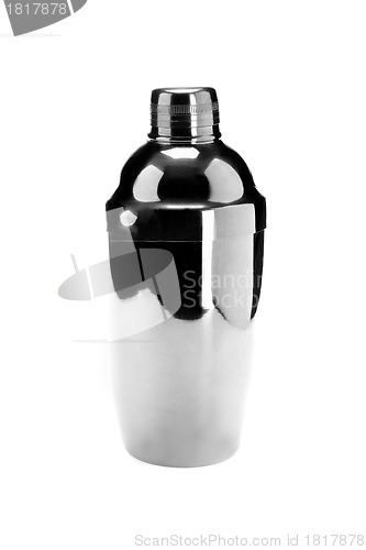 Image of Steel shaker isolated on white
