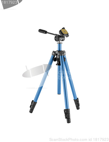 Image of Camera stand tripod isolated on white background